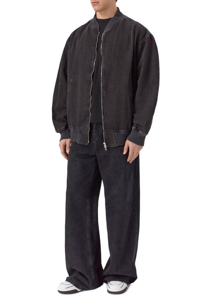 Хлопковая футболка COMME DES FUCKDOWN черного цвета по цене 8710 руб., арт. CFABW01668, фото 2 Хлопковая футболка COMME DES FUCKDOWN, арт. CFABW01668, фото 2