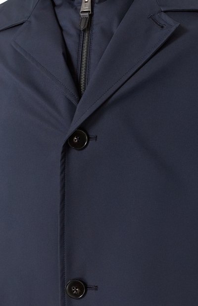 Плащ CANALI темно-синего цвета по цене 218000 руб., арт. O20381-SG03221, фото 5 Плащ CANALI, арт. O20381-SG03221, фото 5
