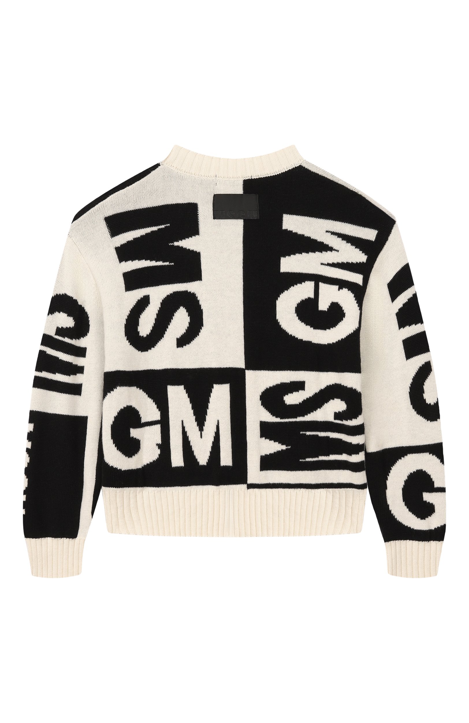 Свитер из хлопка и шерсти MSGM KIDS, арт. F6MSJGJP063, фото 2
