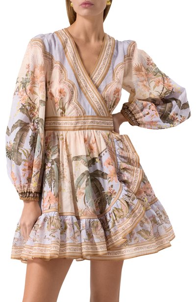 Хлопковое платье ZIMMERMANN, арт. 2449DRS251, фото 3