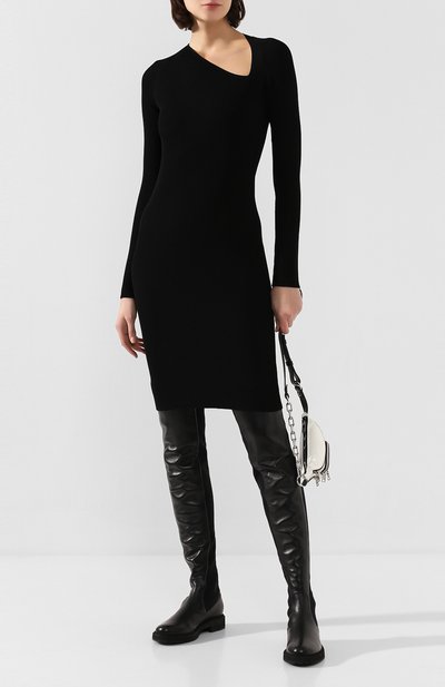 Платье HELMUT LANG черного цвета по цене 36500 руб., арт. J09HW714, фото 2 Платье HELMUT LANG, арт. J09HW714, фото 2