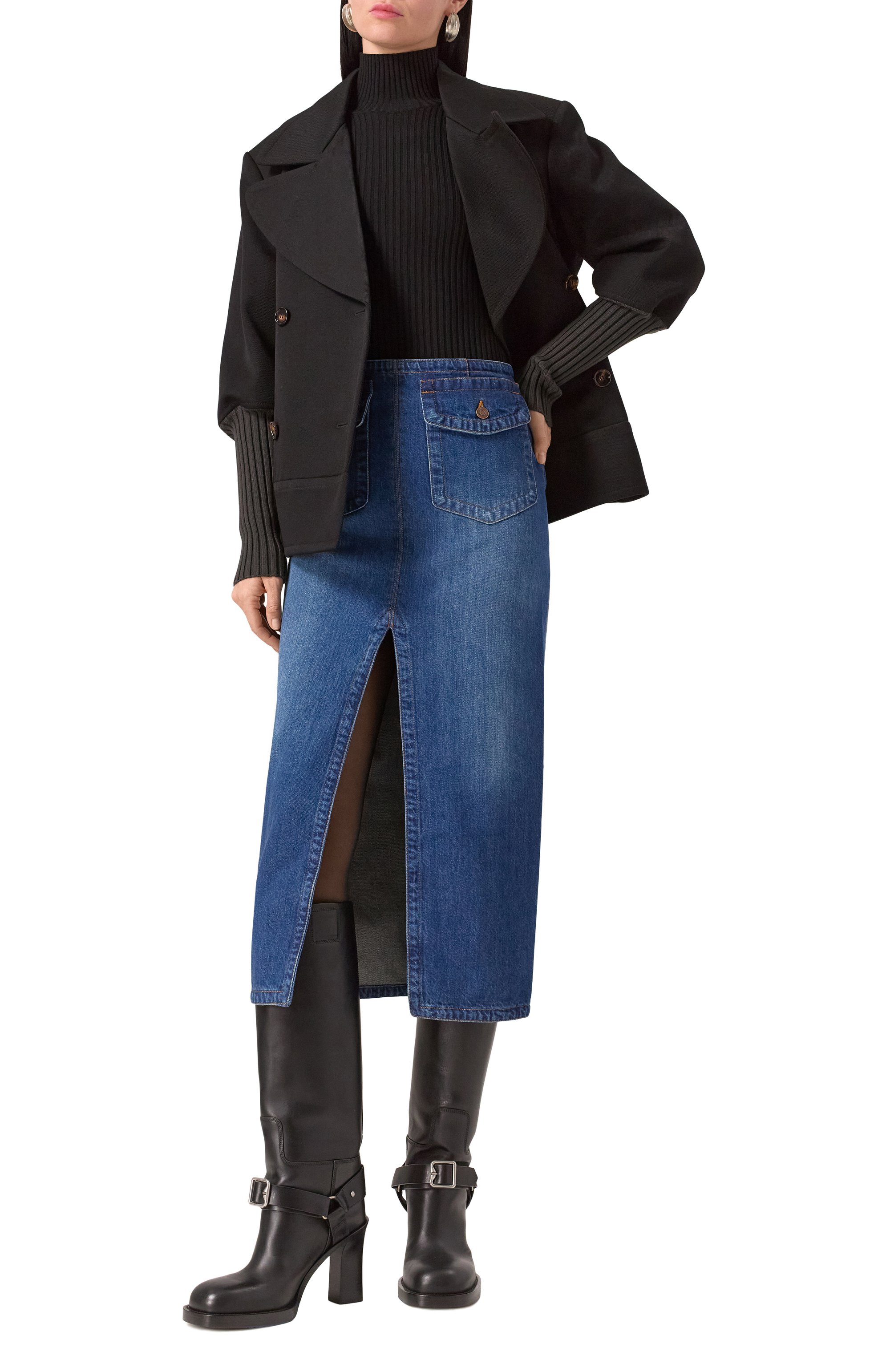 Джинсовая юбка CHLOÉ, арт. CHC24WDJ01150, фото 2