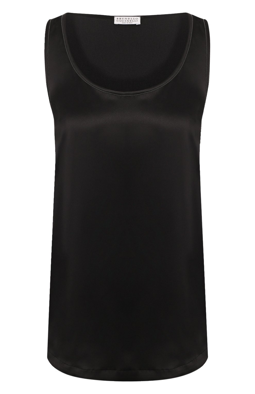 Атласный топ BRUNELLO CUCINELLI, арт. M0C59DE330, фото 1