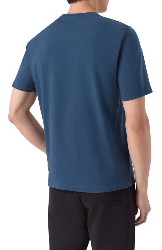 Хлопковая футболка Aeronautica Militare TS2536UJ00641 Синий  TS2536UJ00641 Фото 4