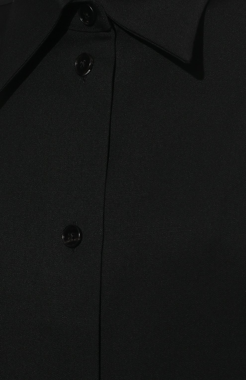 Шерстяная рубашка JIL SANDER черного цвета по цене 92300 руб., арт. JSWT605206-WT202500, фото 5 Шерстяная рубашка JIL SANDER, арт. JSWT605206-WT202500, фото 5