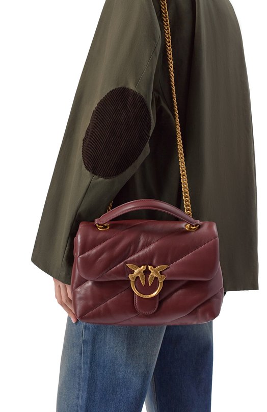 Сумка Love Puff Classic Pinko 100038/A0F2 Бордовый  100038/A0F2 Фото 2