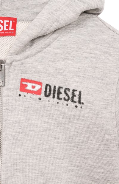 Хлопковая толстовка DIESEL, арт. J02484/KYAZ3, фото 3