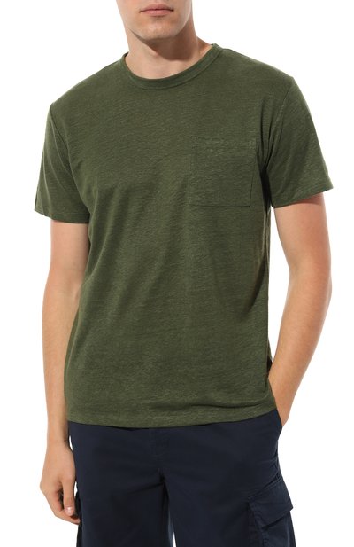 Льняная футболка MC2 SAINT BARTH, арт. STBM/ECSTASEA/00513D, фото 3