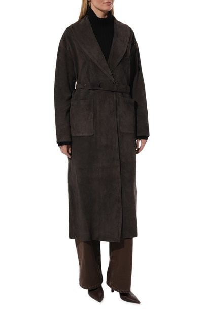 Замшевое пальто VENERA M., арт. 23123, фото 3