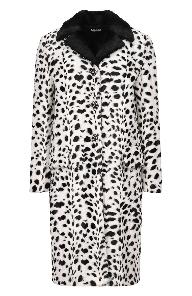 Шуба из экомеха MIU MIU, арт. MS1620-1UUE-F0K74, фото 1