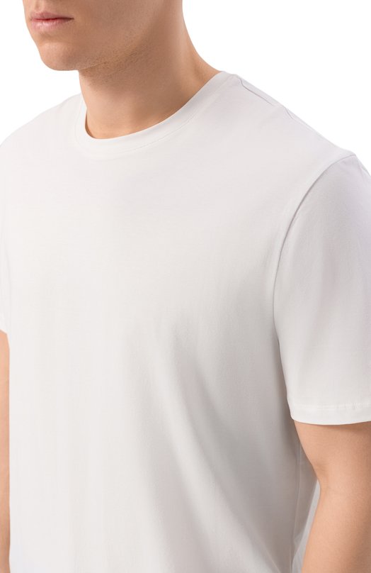 Хлопковая футболка 7 For All Mankind 7MR01237-WHT Белый  7MR01237-WHT Фото 5