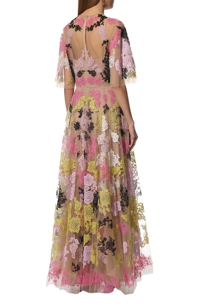 Платье VALENTINO разноцветного цвета по цене 2665000 руб., арт. XB3VDCZ51ED, фото 4 Платье VALENTINO, арт. XB3VDCZ51ED, фото 4