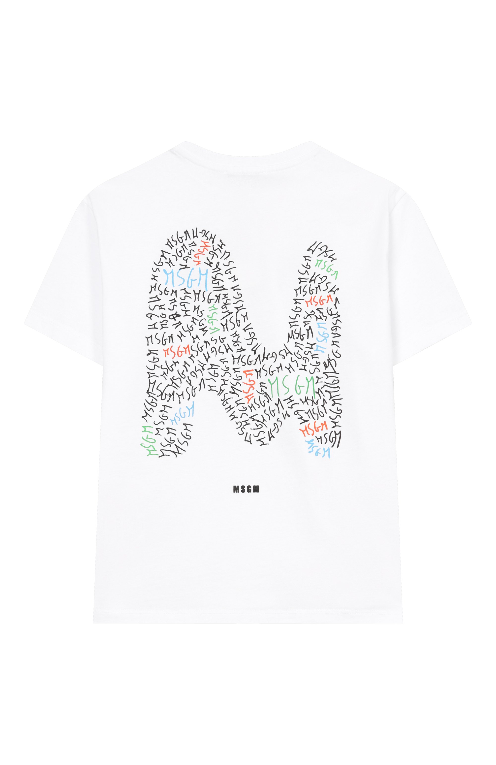 Хлопковая футболка MSGM KIDS, арт. S6MSJBTH232, фото 2