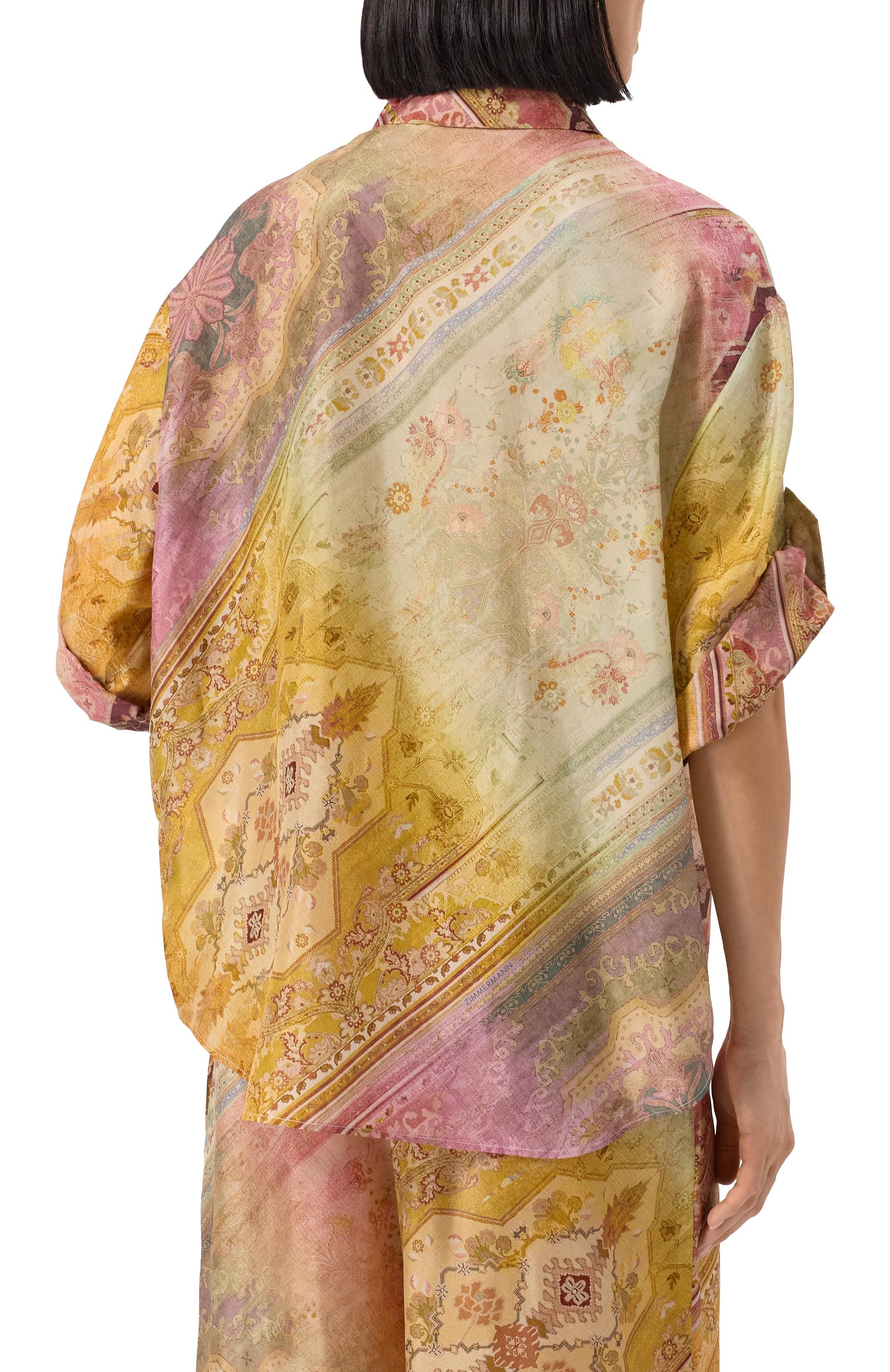 Шелковая рубашка ZIMMERMANN, арт. 0666TRS253, фото 4