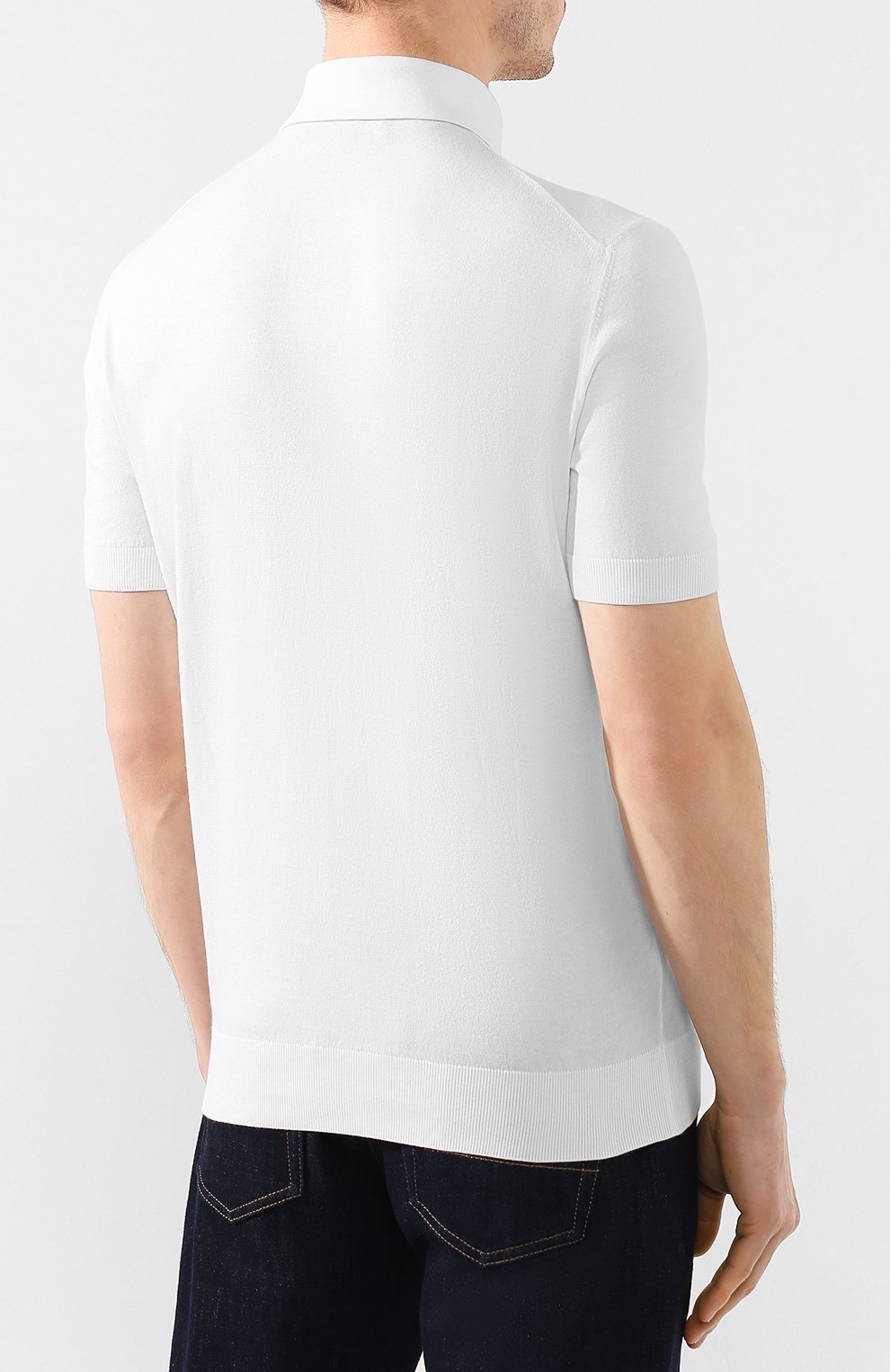 Хлопковое поло ZEGNA, арт. UUC90/C32, фото 4