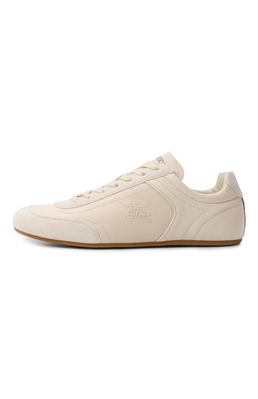 Кожаные кеды Knight Burberry 8125529 Бежевый  8125529 Фото 3