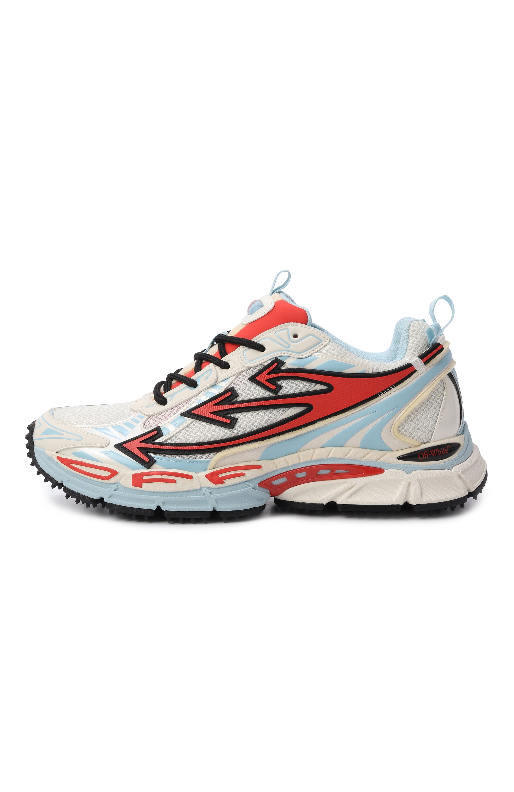 Комбинированные кроссовки be right back OFF-WHITE, арт. 0MIA295S26FAB005, фото 3