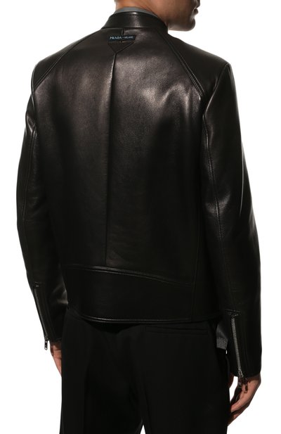 Кожаная куртка PRADA, арт. UPW290-GIS-F0002, фото 4