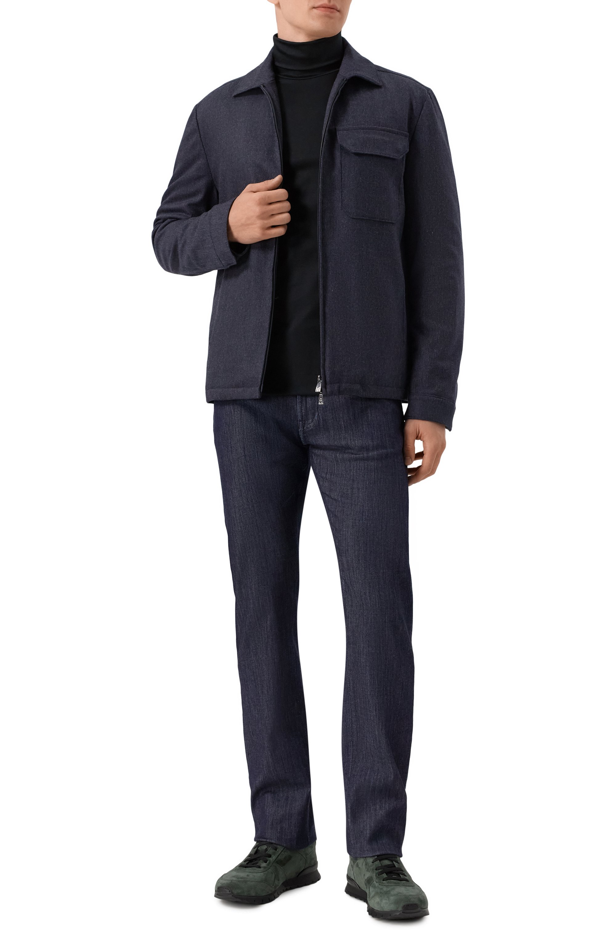 Замшевые кроссовки KITON, арт. USSA114N0010806, фото 2