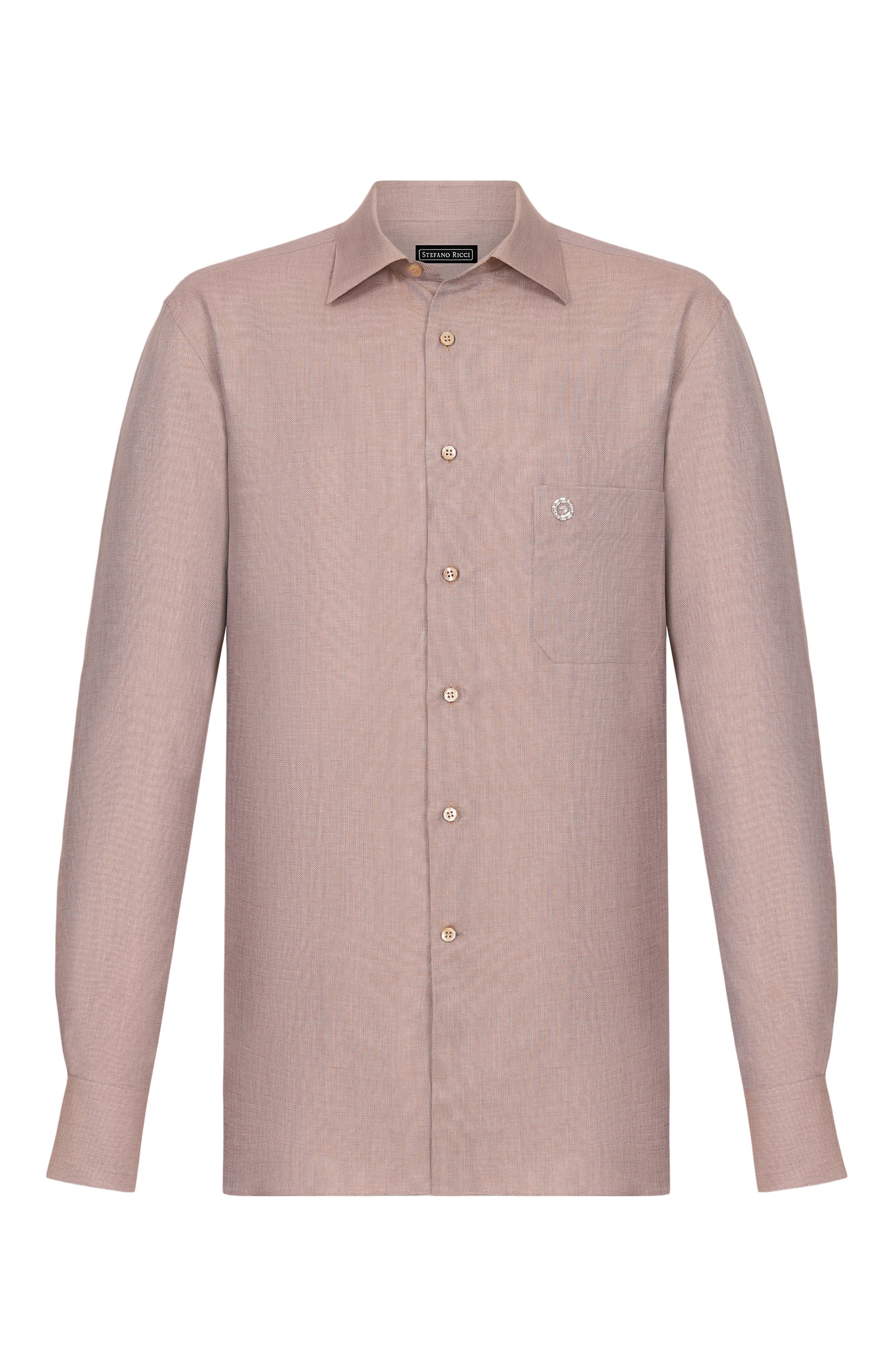 Рубашка из хлопка и льна STEFANO RICCI, арт. MC008361/R3165, фото 1