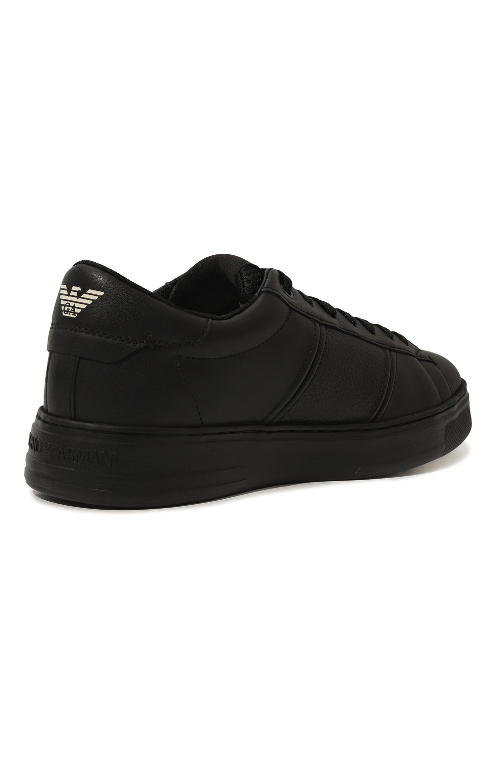 Кожаные кеды EMPORIO ARMANI, арт. X4X570/XN840, фото 5