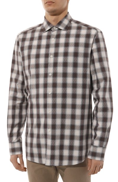 Хлопковая рубашка ZEGNA, арт. UCX21A6/SRF5, фото 3
