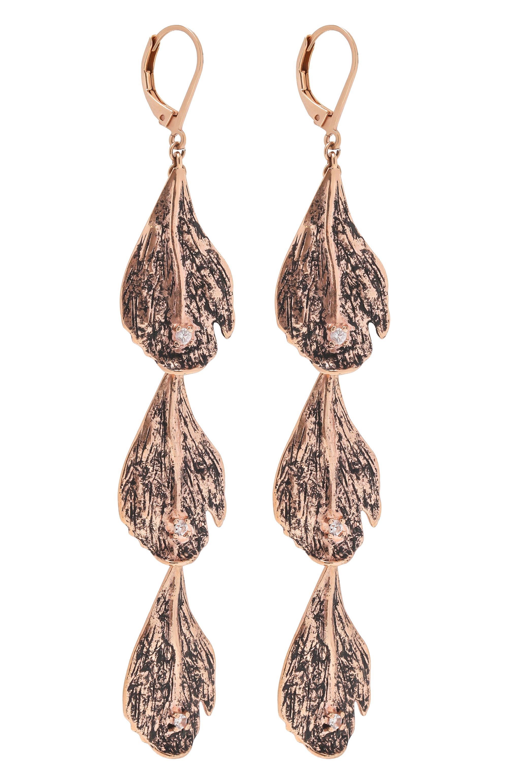 Серьги лепестки пиона MIDGARD PARIS, арт. 5781w, фото 3