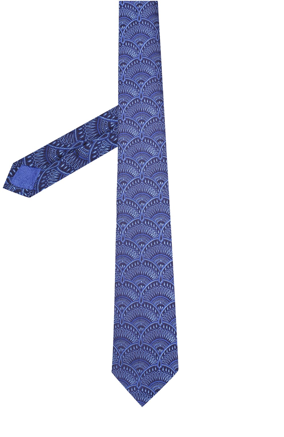 Шелковый галстук с узором TURNBULL & ASSER, арт. TIE002-BB232, фото 2