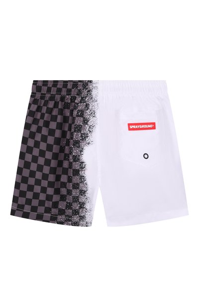 Плавки-шорты SPRAYGROUND, арт. SPY1470WHT/SPRAY SHARK IN PARIS GREY SWIM TRUNKS, фото 2