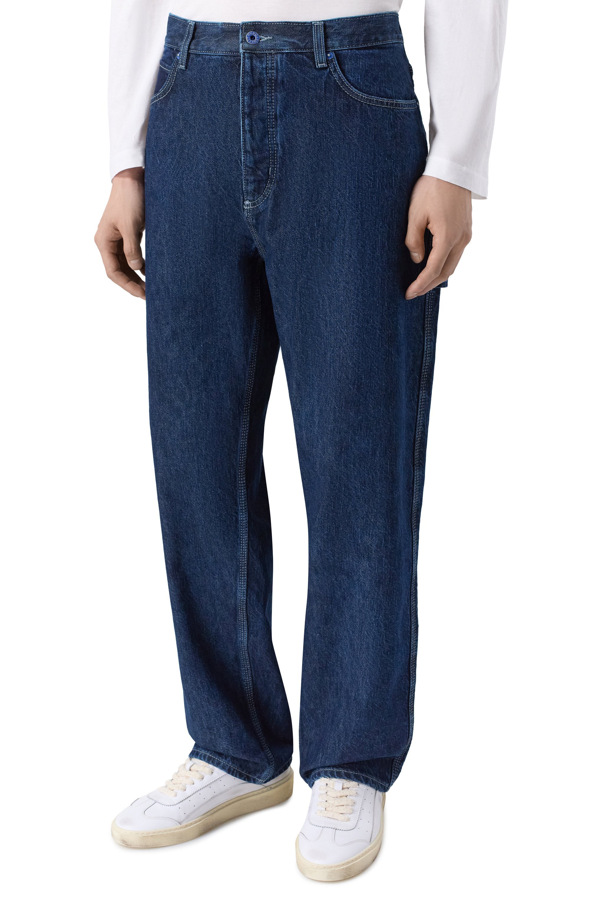 Джинсы carpenter HUGO BLUE темно-синего цвета по цене 17950 руб., арт. 50553473, фото 3 Джинсы carpenter HUGO BLUE, арт. 50553473, фото 3