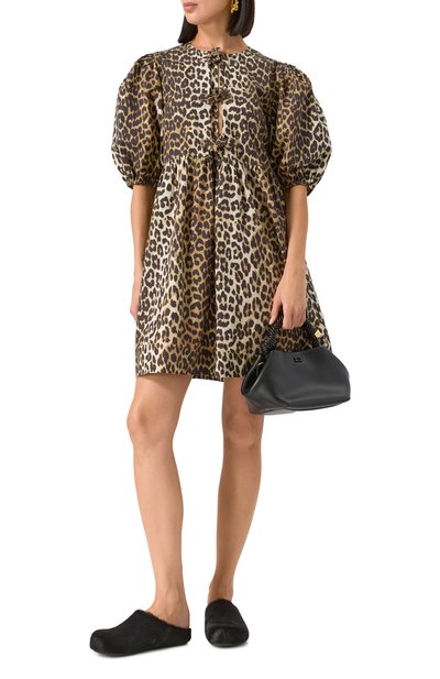 Хлопковое платье GANNI, арт. F9758, фото 2