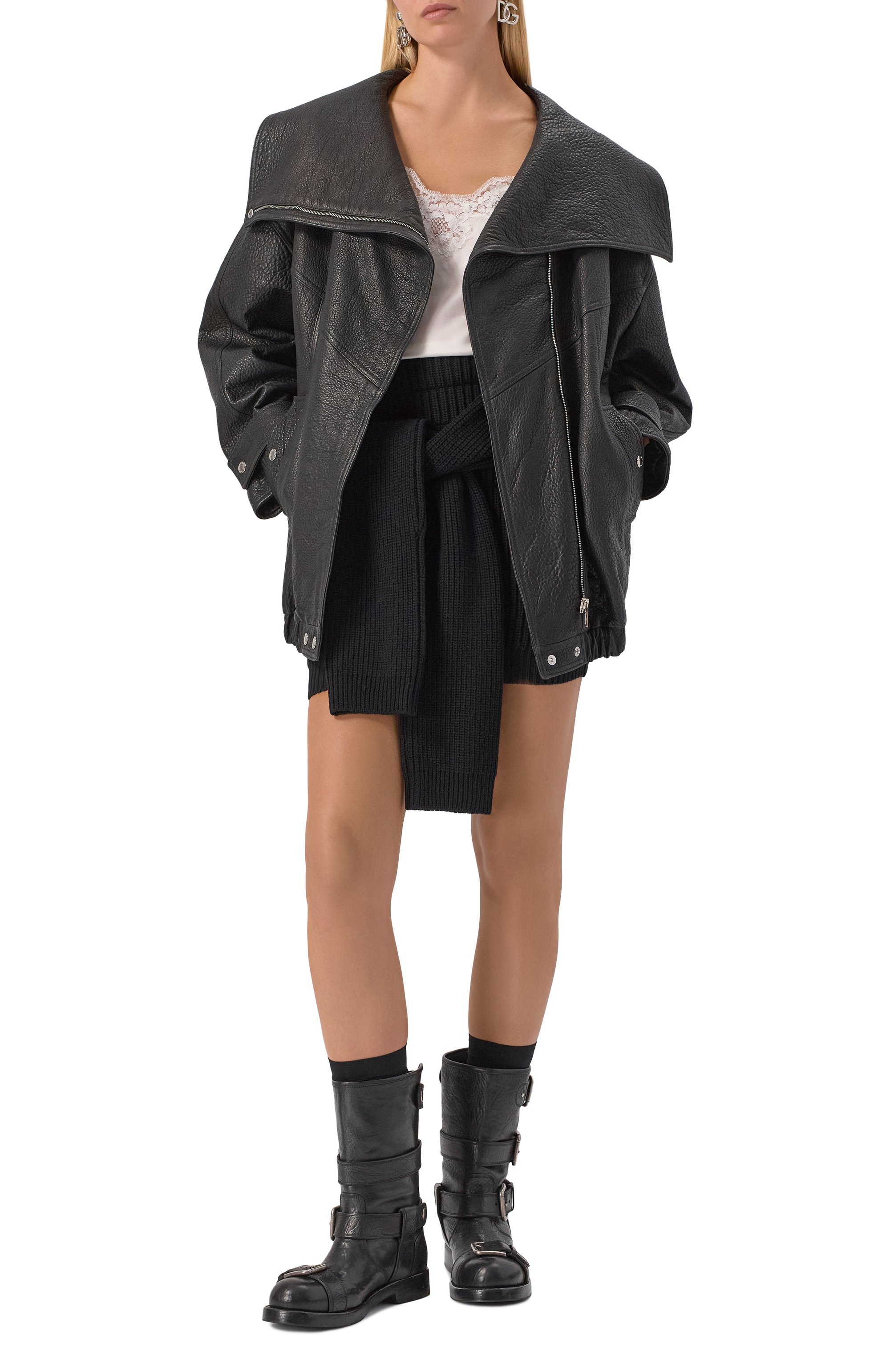 Шерстяная юбка DOLCE & GABBANA, арт. FX035T/JDVDU, фото 2