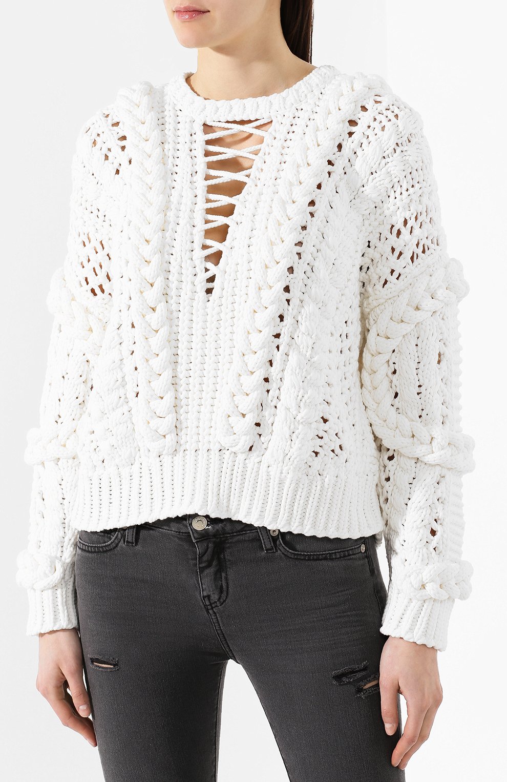 Вязаный пуловер IRO, арт. WP12FRESH, фото 3