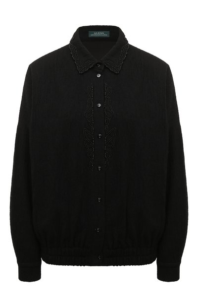 Женская блузка из шерсти и хлопка AKHMADULLINA, арт. 1225.2BL618/WC713