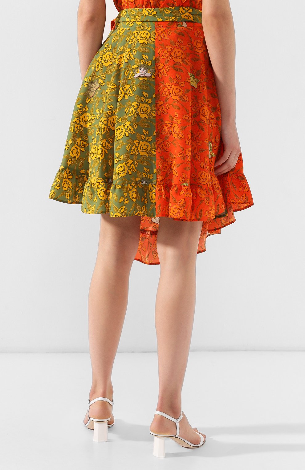 Юбка loewe x paula's ibiza LOEWE оранжевого цвета по цене 56650 руб., арт. S2295171P0, фото 4 Юбка loewe x paula's ibiza LOEWE, арт. S2295171P0, фото 4