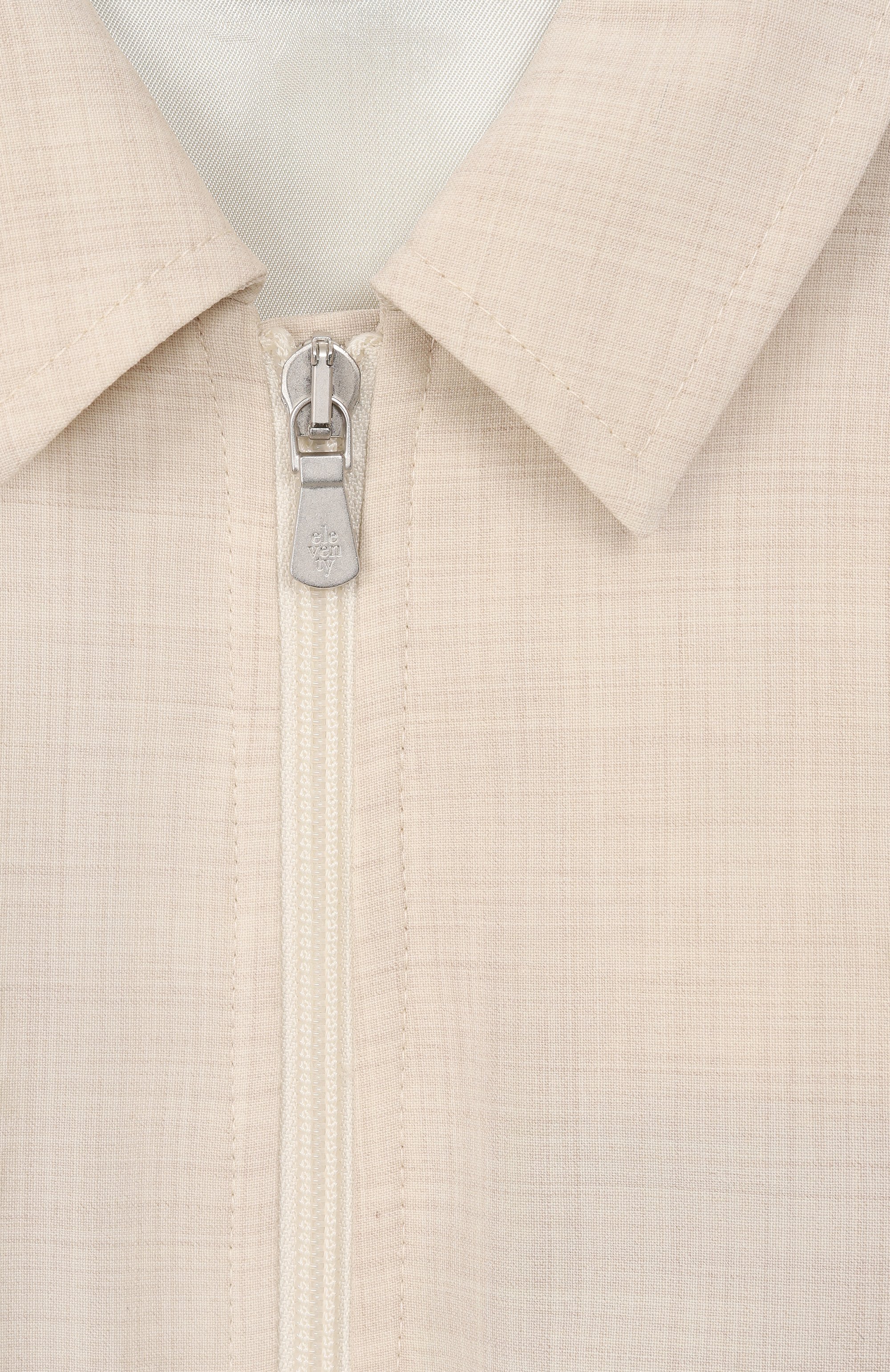 Бомбер ELEVENTY светло-бежевого цвета по цене 35250 руб., арт. EY2P47/I0315_001, фото 3 Бомбер ELEVENTY, арт. EY2P47/I0315_001, фото 3