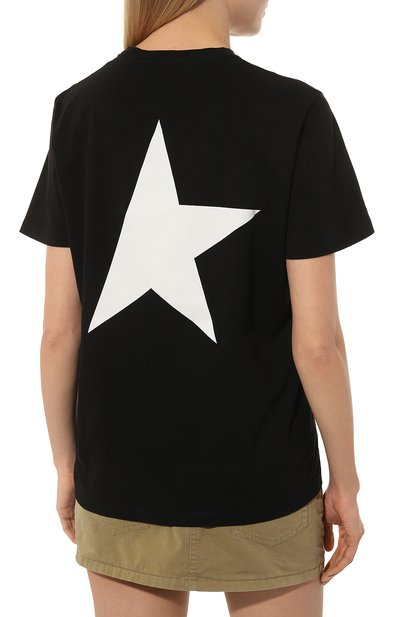 Хлопковая футболка GOLDEN GOOSE DELUXE BRAND, арт. GWP01220.P000879, фото 4