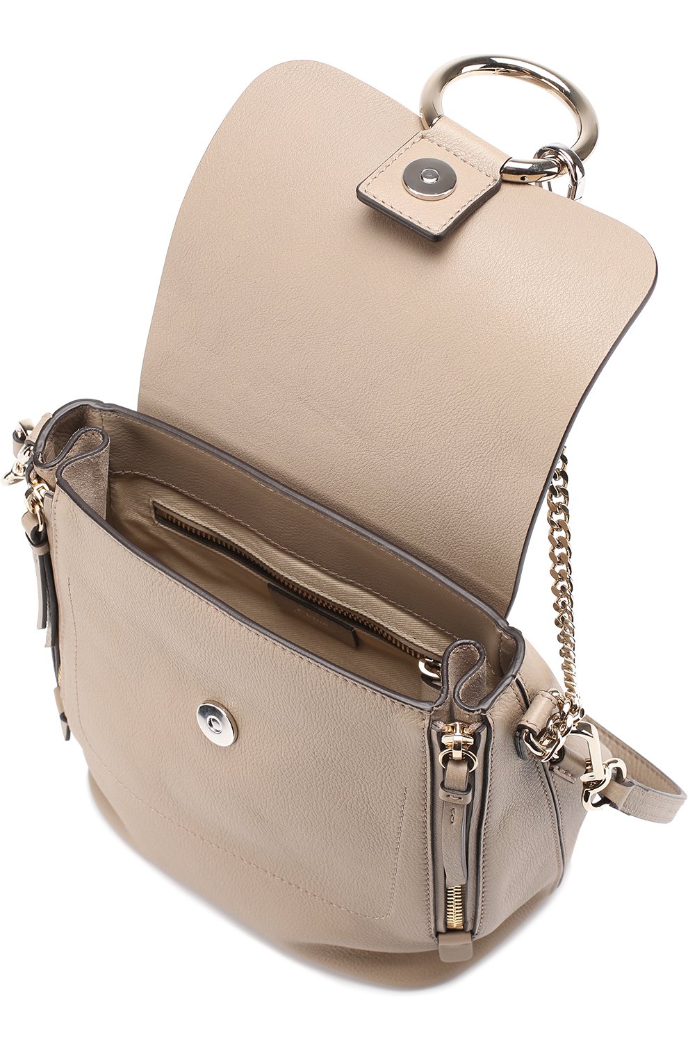 Рюкзак faye CHLOÉ светло-серого цвета по цене 199500 руб., арт. 3S1233-HEU, фото 4 Рюкзак faye CHLOÉ, арт. 3S1233-HEU, фото 4