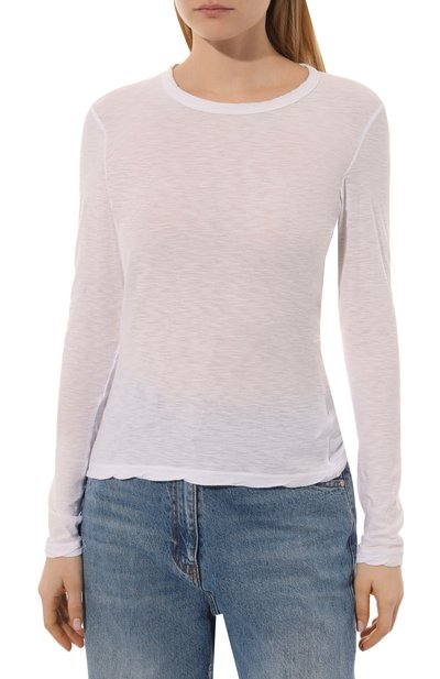 Хлопковый лонгслив JAMES PERSE, арт. WUA3361/WHT, фото 3