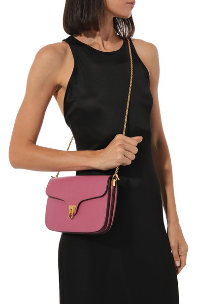 Сумка beat COCCINELLE розового цвета по цене 35000 руб., арт. E1 MF6 12 01 01, фото 2 Сумка beat COCCINELLE, арт. E1 MF6 12 01 01, фото 2