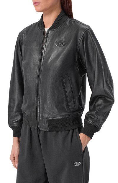 Кожаный бомбер DIESEL, арт. A20113/0PFAH, фото 3