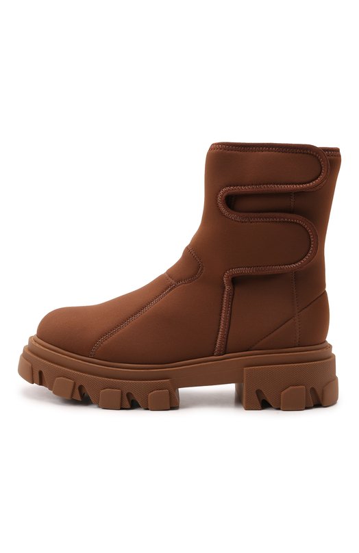 Текстильные ботинки Gia 9 GIABORGHINI Коричневый, фото 4