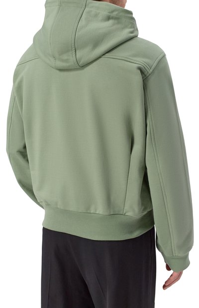 Хлопковая толстовка DRIES VAN NOTEN светло-зеленого цвета по цене 86500 руб., арт. 021138/3611, фото 4 Хлопковая толстовка DRIES VAN NOTEN, арт. 021138/3611, фото 4