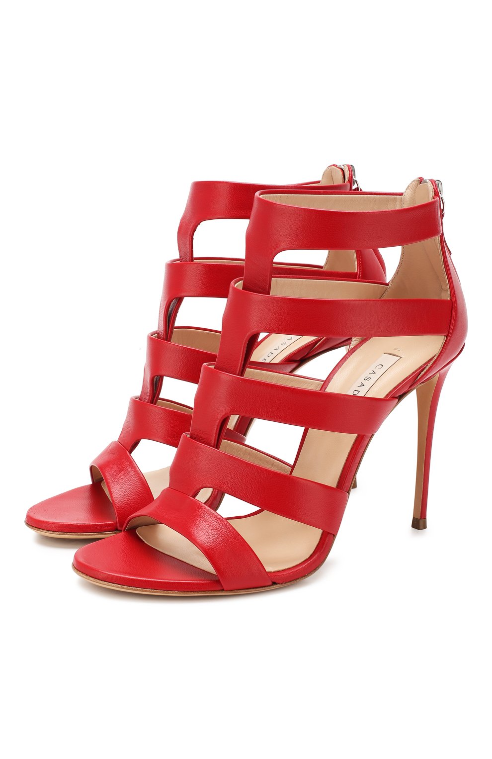 Кожаные босоножки CASADEI, арт. 1L456N1001DUSEE3708, фото 1