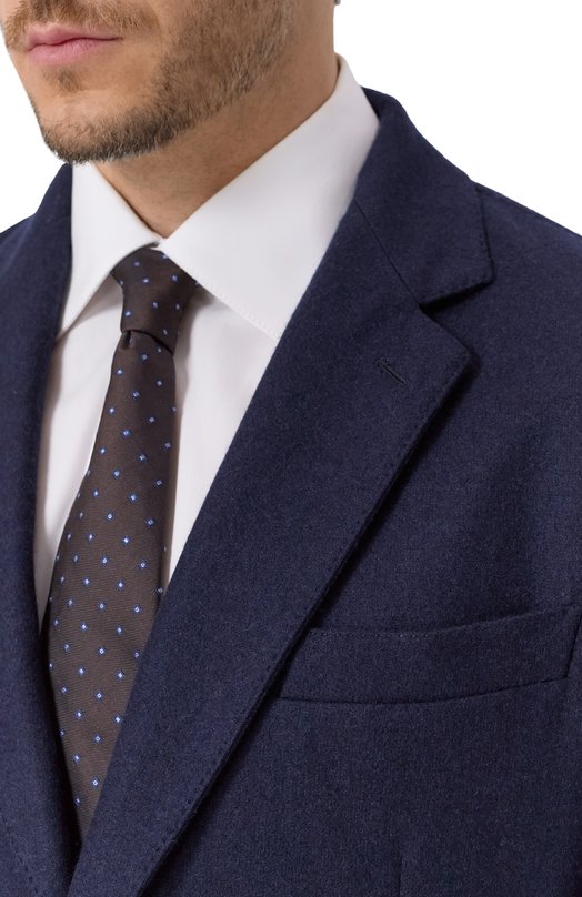 Кашемировый пиджак Brioni UJRQ0L/0D618 Синий  UJRQ0L/0D618 Фото 6