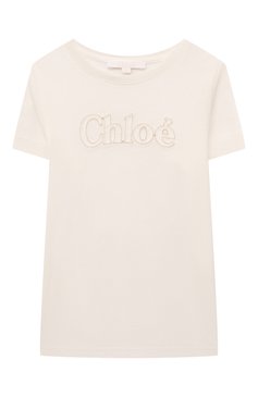 Хлопковая футболка CHLOÉ, арт. C20110/6A-12A, фото 1