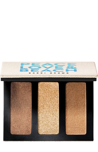 Женские палитра теней для век eyeshadow trio, оттенок beach BOBBI BROWN, арт. EGT2-03