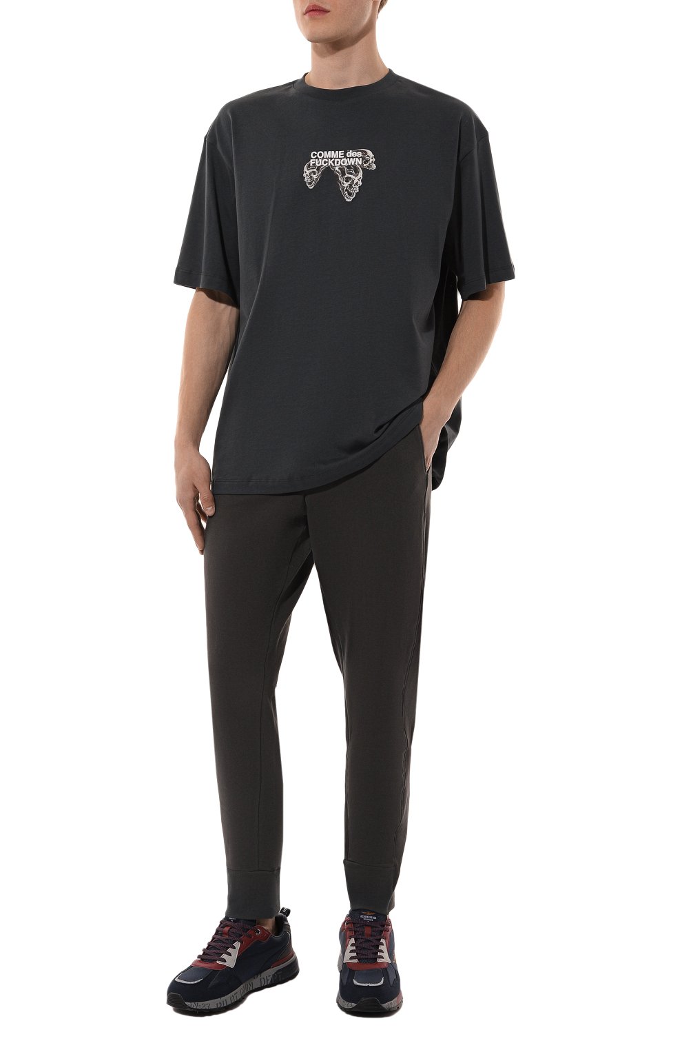 Хлопковая футболка COMME DES FUCKDOWN, арт. CFABM01336, фото 2
