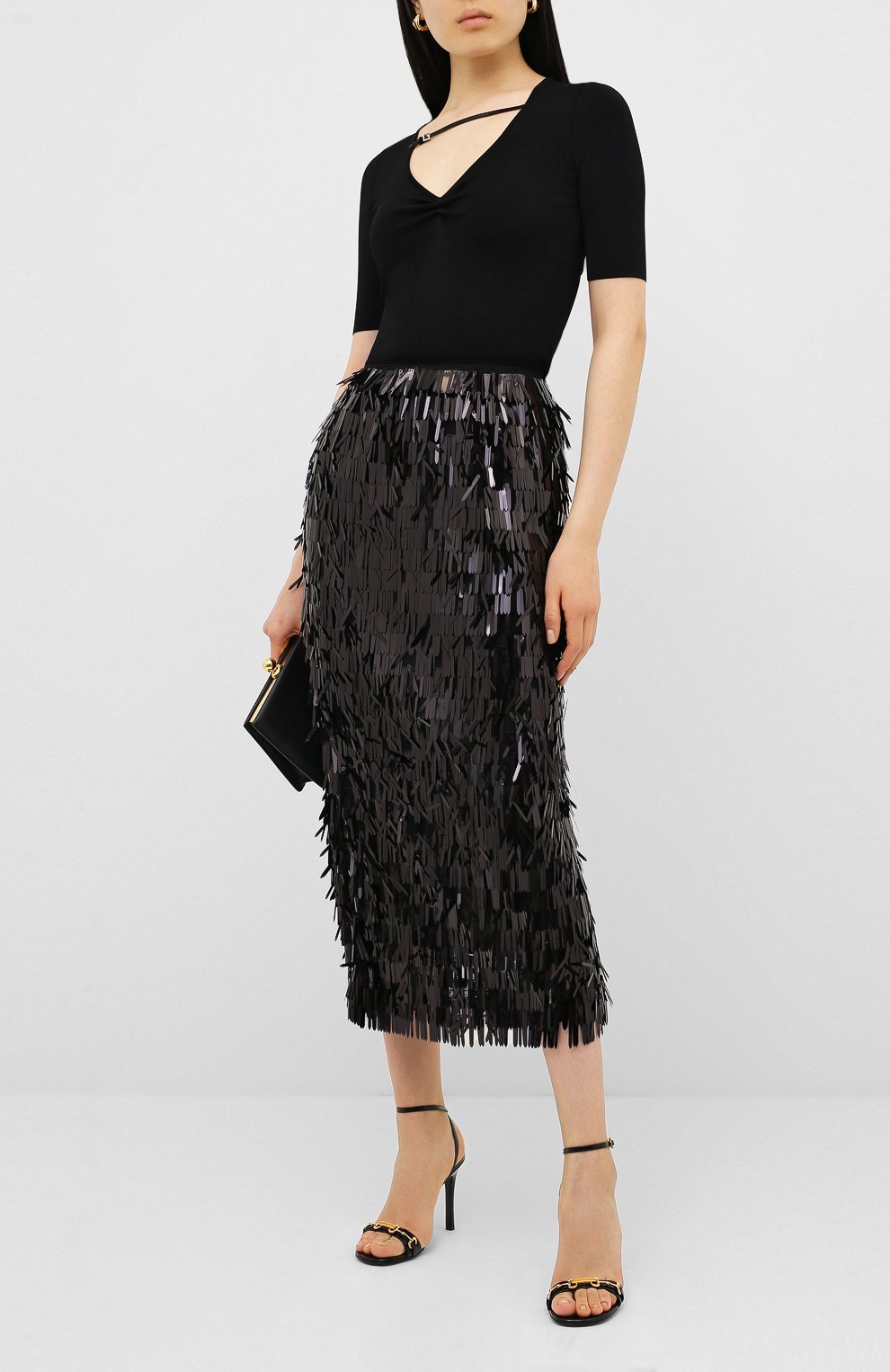 Топ из вискозы GUCCI, арт. 623600/XKBBB, фото 2