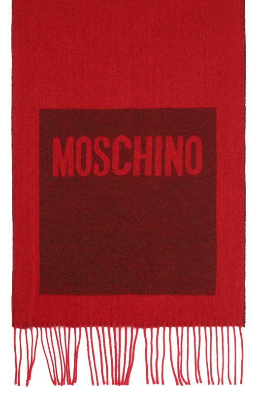 Шерстяной шарф Moschino 50239/M5857 Красный  50239/M5857 Фото 4
